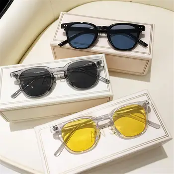 Vintage Kare Güneş Gözlüğü kadın Moda Büyük Boy Güneş Gözlüğü Erkekler Shades Siyah güneş gözlüğü UV400 Gözlük