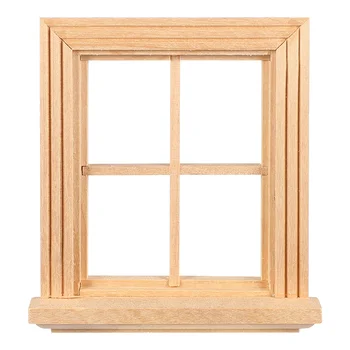 Küçük Pencere Çerçevesi Modeli Süsleme Minyatür Mobilya pencere dekorasyonları Ev için
