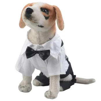 Evcil Hayvan Giysileri Evcil Köpek Takım Elbise düğün elbisesi Giysileri Yavru Teddy Kaniş Köpek Aksesuarları Köpekler Coat Pet Malzemeleri Roupa Cachorro
