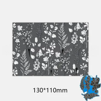 Metal Kesme Ölür Yeni 4 adet yapraklar dekor için kart DIY Scrapbooking stencil Kağıt Albümü şablon Ölür 130 * 110mm