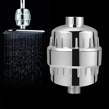 Yüksek Çıkış 10 Aşamalı Duş Su filtresi Konnektörü+Klor Kaldırır Florür + Ağır Metaller Duş Başlığı Filtresi Banyo İçin