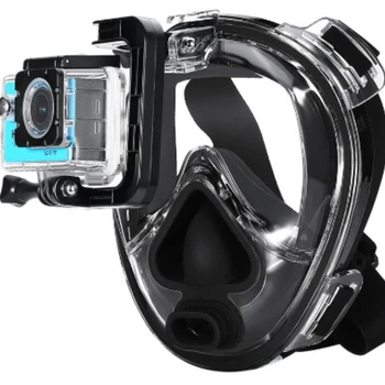 sualtı ekipmanları bağlantı dalış tüpü seti dalış maskesi 180 derece git pro dalış maskesi