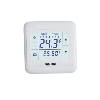 Termoregülatör ekran ısıtma termostatı sıcak Zemin için elektrikli ısıtma Sistemi sıcaklık kontrol cihazı İle Çocuk Kilidi