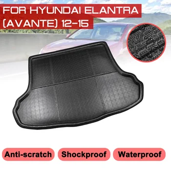 Hyundai Elantra Avante için 2012 2013 2014 2015 Araba Kat Mat Halı Arka Gövde Anti-çamur Kapak