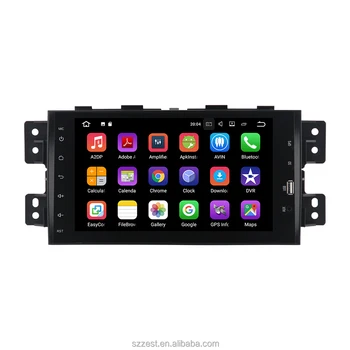 9 inç android 10 araba kafa ünitesi gps navigasyon 2 din araba stereo KİA Mohave için / Borrego