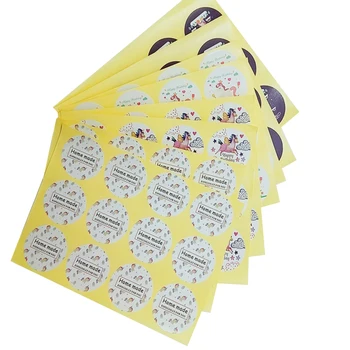 600 adet / paket Kawaii Unicorn Teşekkür ederim etiket pişirme Sızdırmazlık Etiket Etiketleri Hediye Paketleme Çantası Ev Düğün Dekoratif malzemeleri