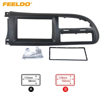 FEELDO Araba CD Radyo Stereo Fasya Paneli Çerçeve Adaptörü Montaj Kiti Ford Transit Için (2014) #HQ1415