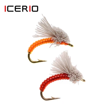 ICERIO 8 PCS Serendipity Buzzer Tatarcık pupa Perileri Sinekler Alabalık Balıkçılık Fly Lures #16