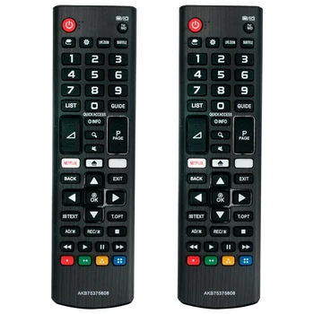 LG TV için 2X Değiştirilen Uzaktan Kumanda AKB75375608
