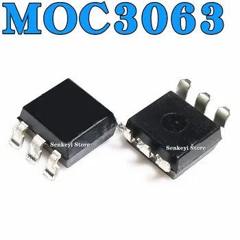 Yeni orijinal MOC3063 SMD SOP6 siyah triyak MOC3063S-TA1