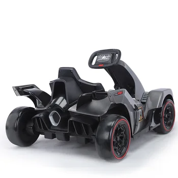 Fabrika fiyat 12 KM/saat Açık oyuncak araba yüksek hızlı sürüklenen araba 12/24 V elektrikli go kart çocuklar yarış go karts