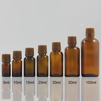 Balck sabotaj belirgin kapaklı Amber cam şişe 5ml kozmetik numune paketleme makinesi