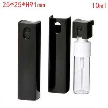 1cs10ml Alt dolu Mini Parfüm Sprey Şişeleri Cam Kabuk Atomizer Taşınabilir Seyahat parfüm saklama Kabı Şişe Noktaları